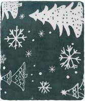 Плед Ardesto Christmas Flannel Ялинки Зелений ART0128PB 160х200 см