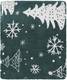 Плед Ardesto Christmas Flannel Елки Зеленый ART0128PB 160х200 см
