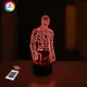 3D ночник "Человек-Паук 2" (УВЕЛИЧЕННОЕ ИЗОБРАЖЕНИЕ) 16 цветов + пульт ДУ 3DTOYSLAMP