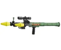 Гранатомет Rocket Gun звук, подсветка, оптический прицел, 3 пластиковых снаряда, мягкий снаряд, от батареек. Hakki (150000)