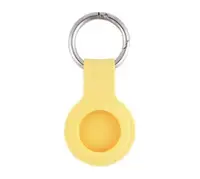 Брелок для AirTag Silicone FULL Key Ring с карабином, Yellow (315026)