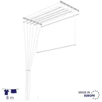 Сушарка для білизни настінно-стельова Casa Si Perfect Dry 5 x 1.6m White (CS42260V05)