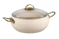 Кастрюля со стеклянной крышкой OMS 3141-18-Ivory 2 л 18 см