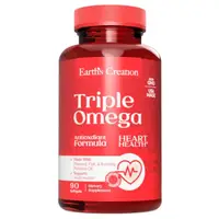 Жирные кислоты Earth‘s Creation Triple Omega with Primrose, 90 капсул