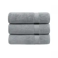 Полотенце махровое Lotus Home - Grand soft twist grey серый 90*150