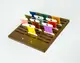 Подставка для бобин (шпуль) ТМ Embroidery Craft с магнитом для иголок 30 прорезей. Прорези с фиксатором 14*14 карпатская ель PB-008k