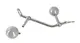 Комплект двойного  проникновения Bondage Plugs with 10 m Rope