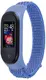 Ремешок Uwatch Replacement Nylon Strap for Mi Band 3/4/5 Blue