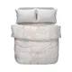 Постельное белье Lotus Home Washed cotton - Pinstripe kahve-bej полуторный