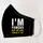 Маска защитная для лица I`m famous but no one knows it yet M-L LMM_20O002