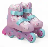 Роликовые коньки Best Roller 84-12 XS колеса TPU светятся (размер 29-30). Multicolor (193634)