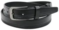 Мужской ремень под брюки Skipper черный