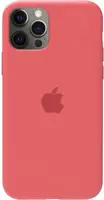 Чохол-накладка TOTO Silicone Full Protection Apple iPhone 12 Pro Max Peach Pink