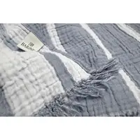 Плед-накидка Barine - Cocoon Stripe indigo 130*170