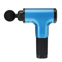 Акумуляторний портативний ручний масажер для тіла Fascial Gun MP-320 Blue (0107)