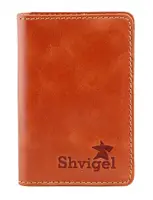 Кожаная визитница SHVIGEL 00115
