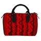 Сумка бочонок Barrel Красная вязка 28x18x17 см (SB_15NGETN032_BL)