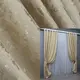 Комплект (2шт. 1,5х2,6м) готовых штор, лен мрамор, коллекция "Pavliani AL". Цвет бежевый. Код 1568ш 33-0428
