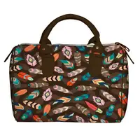 Сумка бочонок Barrel Перья индейцев 28x18x17 см (SB_TFL011_TBR)