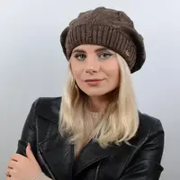 Берет LIZA6 темно-коричневый