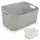 Корзина с ручками для хранения вещей Stenson TD00911-M 26х12х18 см