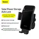 Держатель BASEUS Smart Solar Power Wireless Cycling Electric Holder IP54 |4.7-6.7"| (SUZG010001)
