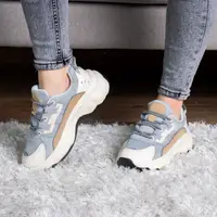 Кроссовки женские Fashion Yaya 2664 36 размер 23 см Серый