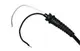 Dc кабель для блока питания 4.8x1.7mm (long black) (5a) (1.2m) (A class) 1 день гар.