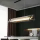 Люстра светодиодная подвесная LED светильник для квартиры на потолок лэд 26386 Черный 25-150х18х130 см.