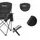Крісло розкладне KingCamp Lotus Plus KC2141 black