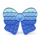 Антистресс игрушка Pop It Синий бант пупырка 5081