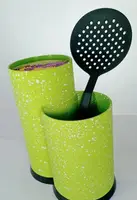 Колода для ножей и для кухонных принадлежностей Edenberg EB-3645-Green 12х20х22.5 см зеленая