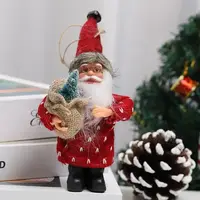 Фигура новогодняя Санта Клаус 4 14021 19 см