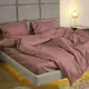 Постельное белье семейное Tiare Страйп сатин 86-S 210х143х2 см пепельно-розовое