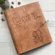 Деревянный альбом для фото и записей «Love is»