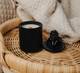 Аромасвічка CUPID SANTAL BLACK 100% WOOD WAX 165g 35h Гранд Презент NAC 1036BL