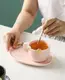 Чашка с блюдцем и ложкой Cute kitty 14850 200 мл розовая