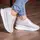 Кроссовки женские Fashion Eaton 2864 41 размер 26 см Серебристый