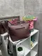 Темная пудра – два отделения на молнии – молодежный, качественный клатч Lady Bags с двумя ремнями (0439)