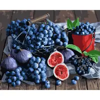 Картина по номерам Santi Инжир и виноград 954863 40х50 см