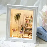 Ляльковий будинок DIY Cute Room 6005 Куточок майстрині дерев'яний конструктор в рамці для дівчаток