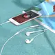 Наушники HOCO crystal earphones with mic M1 Max