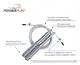Скакалка скоростная алюминиевая Power Play 4207, 3 м - Silver