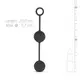 Вагинальные шарики Love balls With Counterweight Black