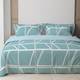 Постельное белье семейное ТЕП Happy Sleep Aqua Grid ТЕП 2-03797_32624 150х215х2 см