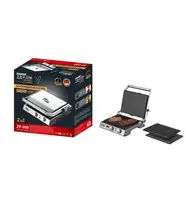Гриль багатофункціональний 2в1 Zepline ZP-809 3500 Вт сріблястий