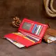 Вертикальный кошелек на кнопке женский ST Leather 19202 Красный