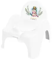 Горщик-стілець дитячий з музикою WILD&FREE UNICORN white green