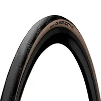 Покрышка Continental Grand Sport Race 28" | 700 x 28C черная/коричневая foldable skin