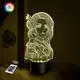 3D ночник "Энни Леонхарт" (УВЕЛИЧЕННОЕ ИЗОБРАЖЕНИЕ) подарочная упаковка + 16 цветов + пульт ДУ 3DTOYSLAMP